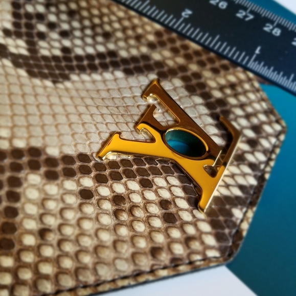 Louis Vuitton Exotic Noir Python Snake skin - Picture 7 of 16